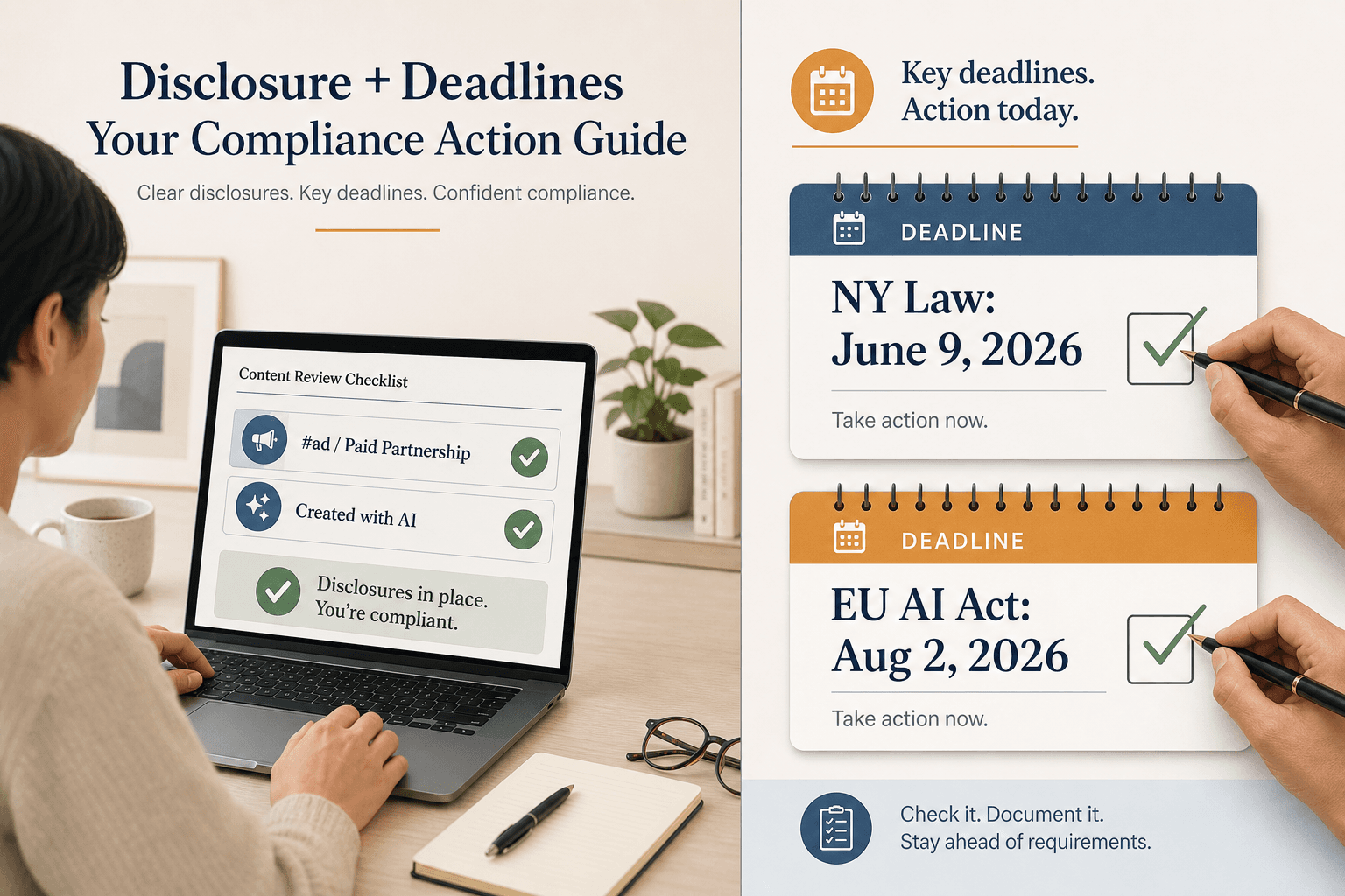 FTC AI Disclosure Rules 2026: Role-by-Role Compliance Checklist Before the June 9 and August 2 Deadlines