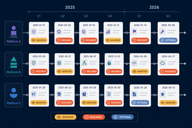 Cross-Platform ML Changelog: Google Ads, Meta, and HubSpot 2025–2026