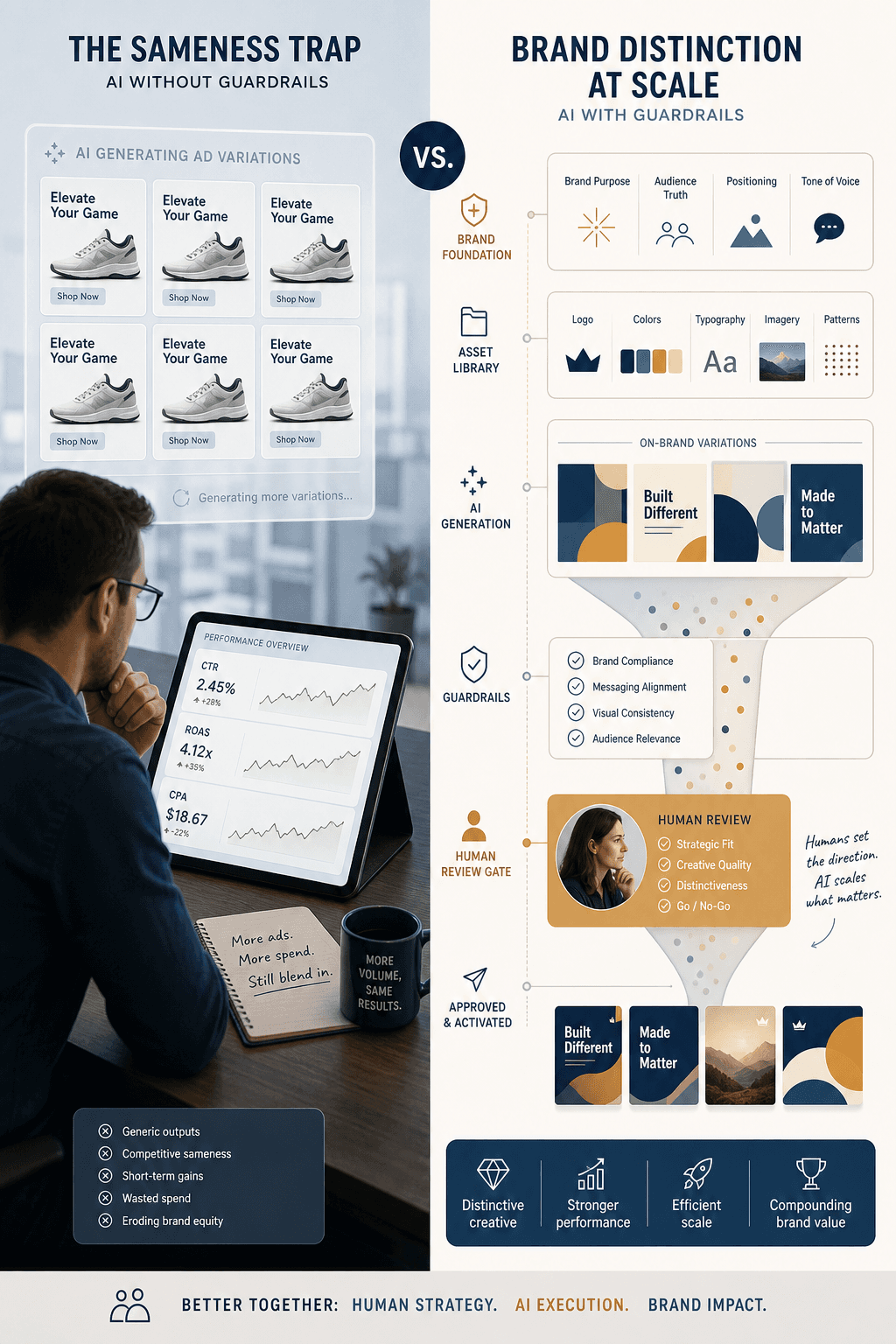 The Sameness Trap: Why Most AI-Generated Ads Look Alike and How to Fix It