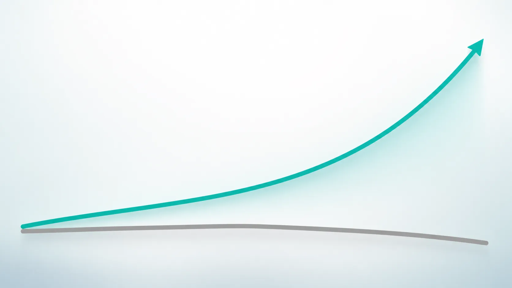 Diverging trend lines showing steep retail media growth against slowing comp sales