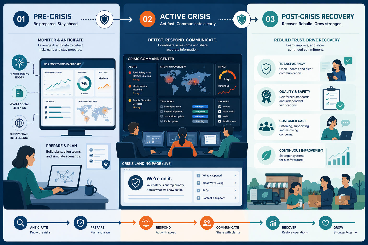 AI-powered food recall crisis marketing playbook