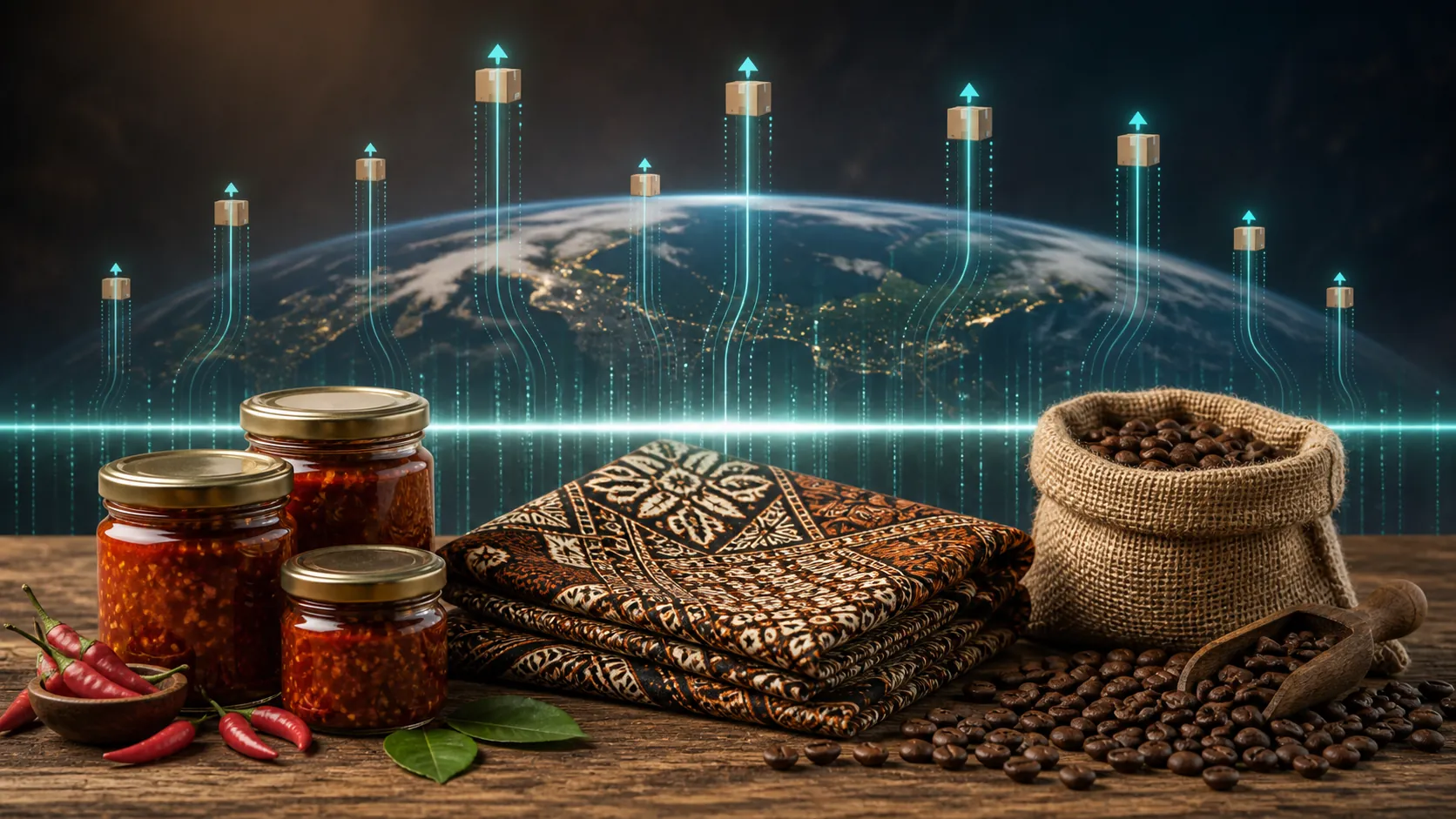 Indonesian small-batch products facing a data-driven threshold before reaching global buyers