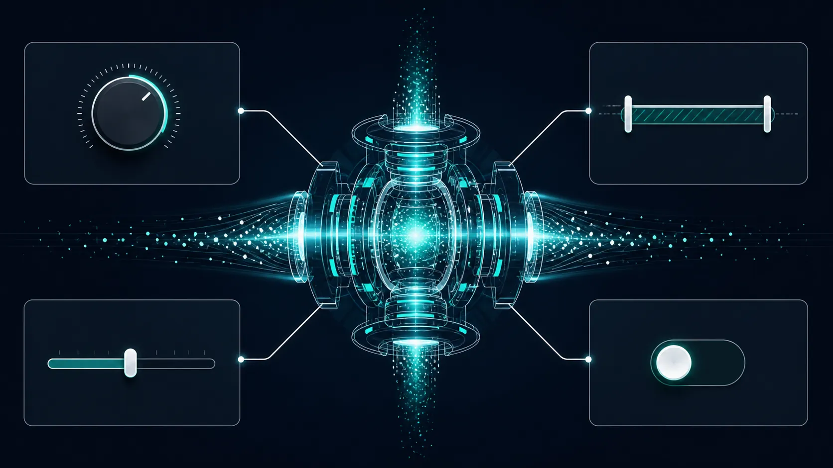 Auction-time optimization engine connected to target, pacing, exploration, and total-budget controls