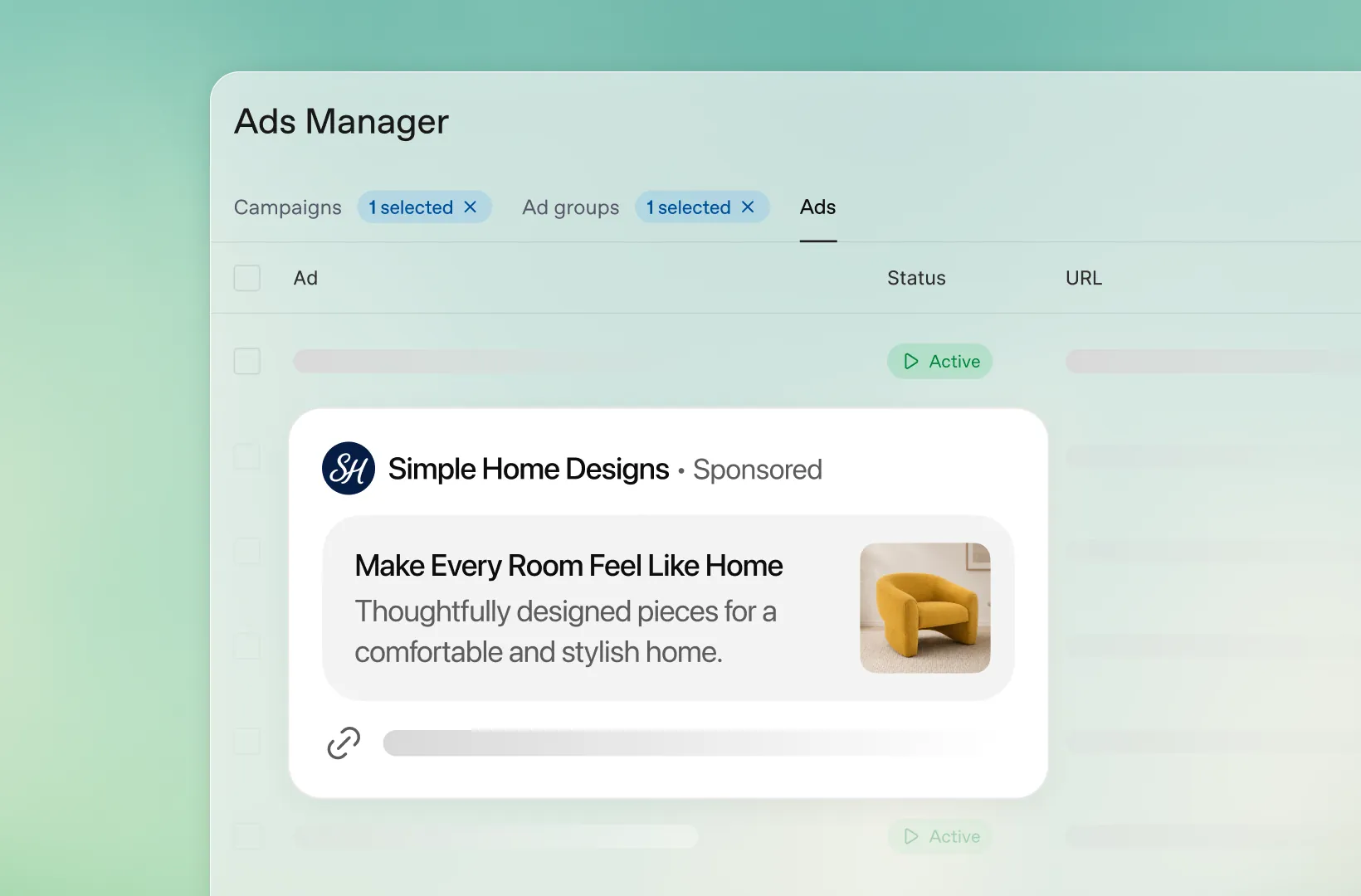 OpenAI ChatGPT Ads Manager beta dashboard showing campaign creation controls