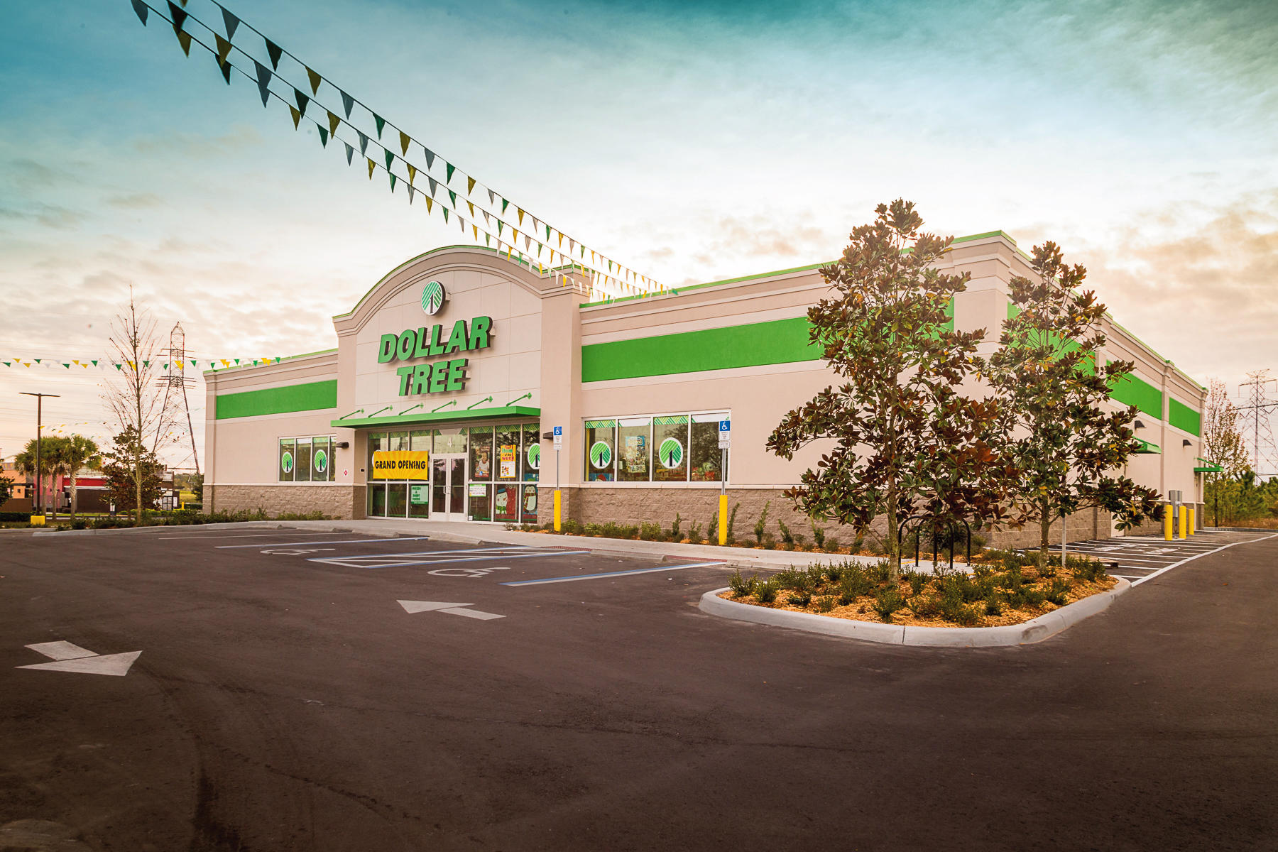 Dollar Tree store exterior at 1701 Preston Road in Plano, Texas