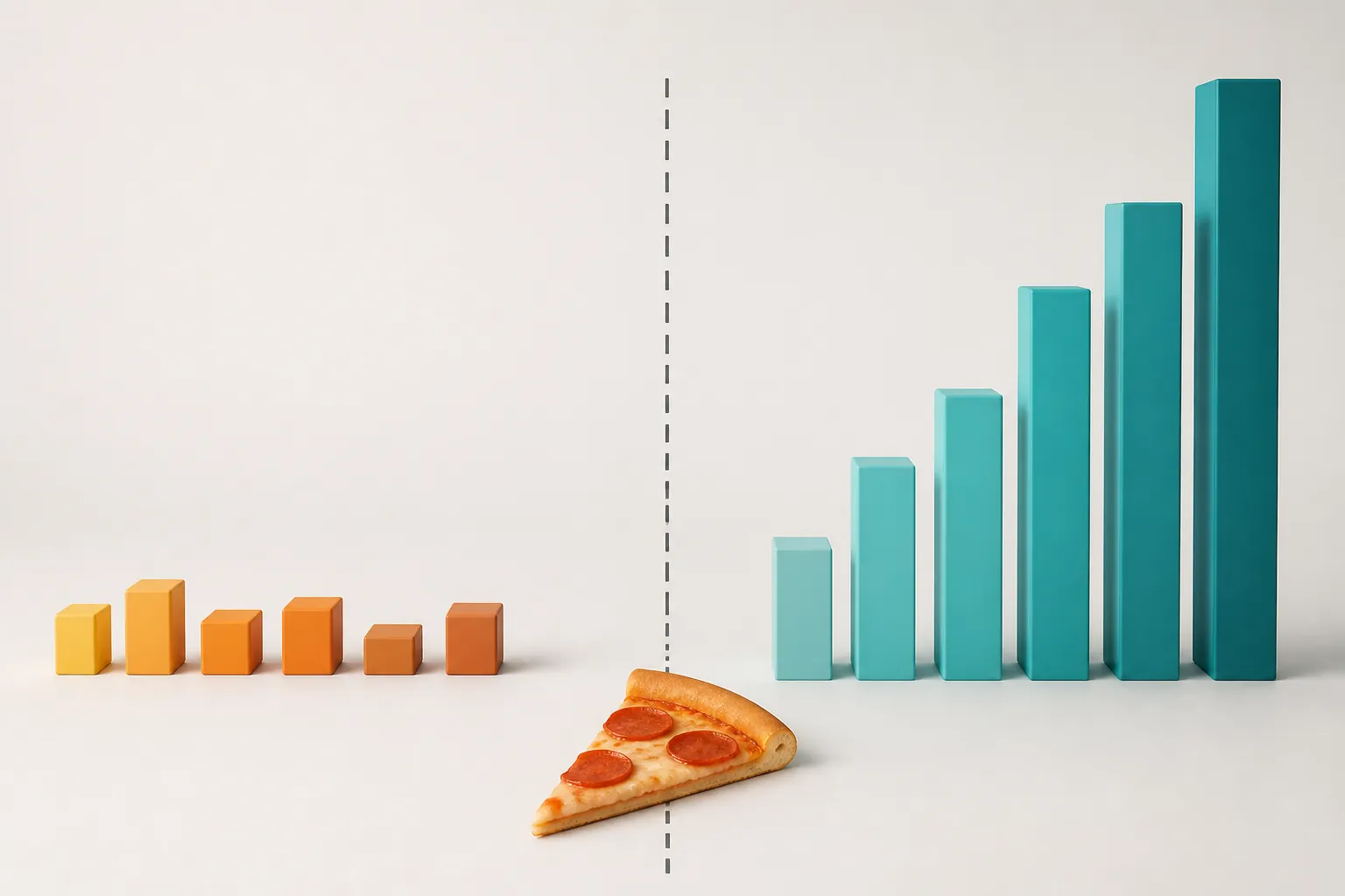 Bar charts contrasting real-account ad cost anchors with higher vendor-reported ROAS claims