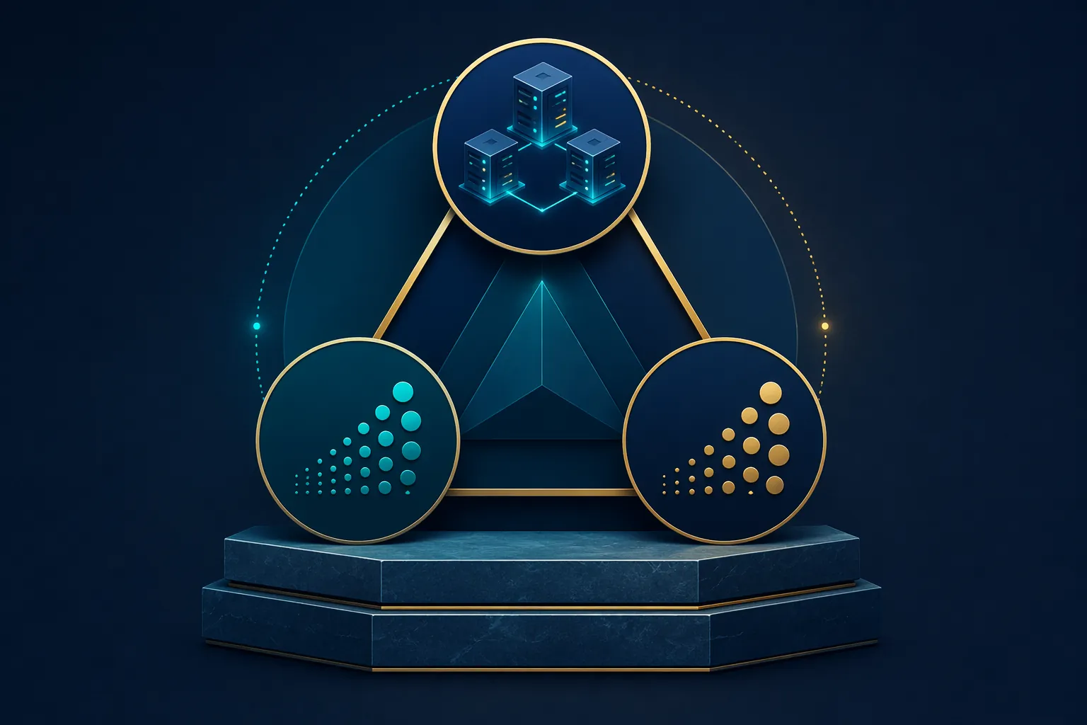 Decision framework with compute partnerships, enterprise customer growth, and funding depth