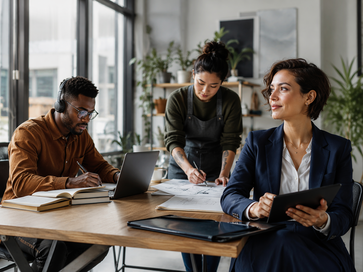 UBI recipients studying, planning a business, and preparing for career mobility