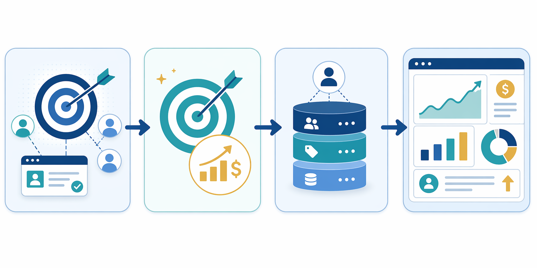 Four-step framework for measuring AI advertising ROI from use case to revenue and CPA reporting