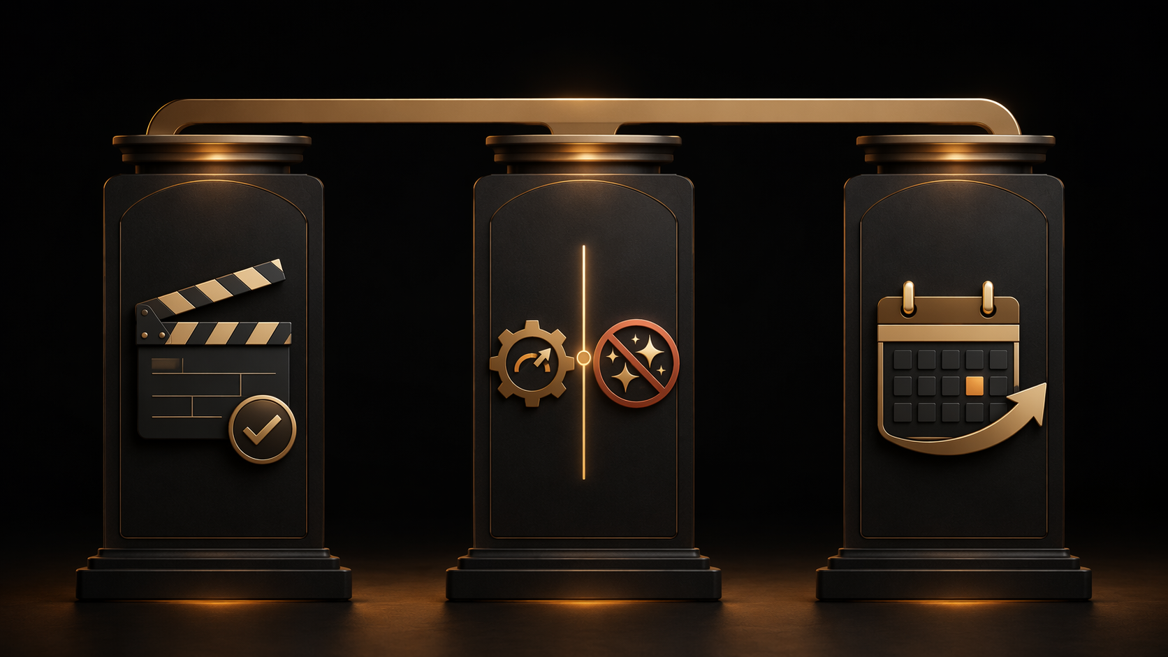 Three strategic pillars showing practitioner credibility, optimization boundaries, and timing as one framework