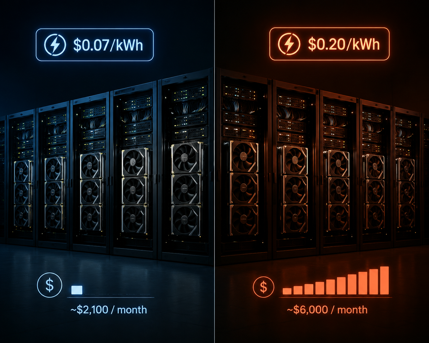 How PJM Power Prices Are Reshaping AI Training and Inference Costs