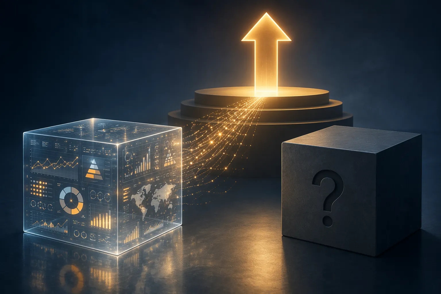 Transparent AI operations receiving a premium compared with an opaque black box