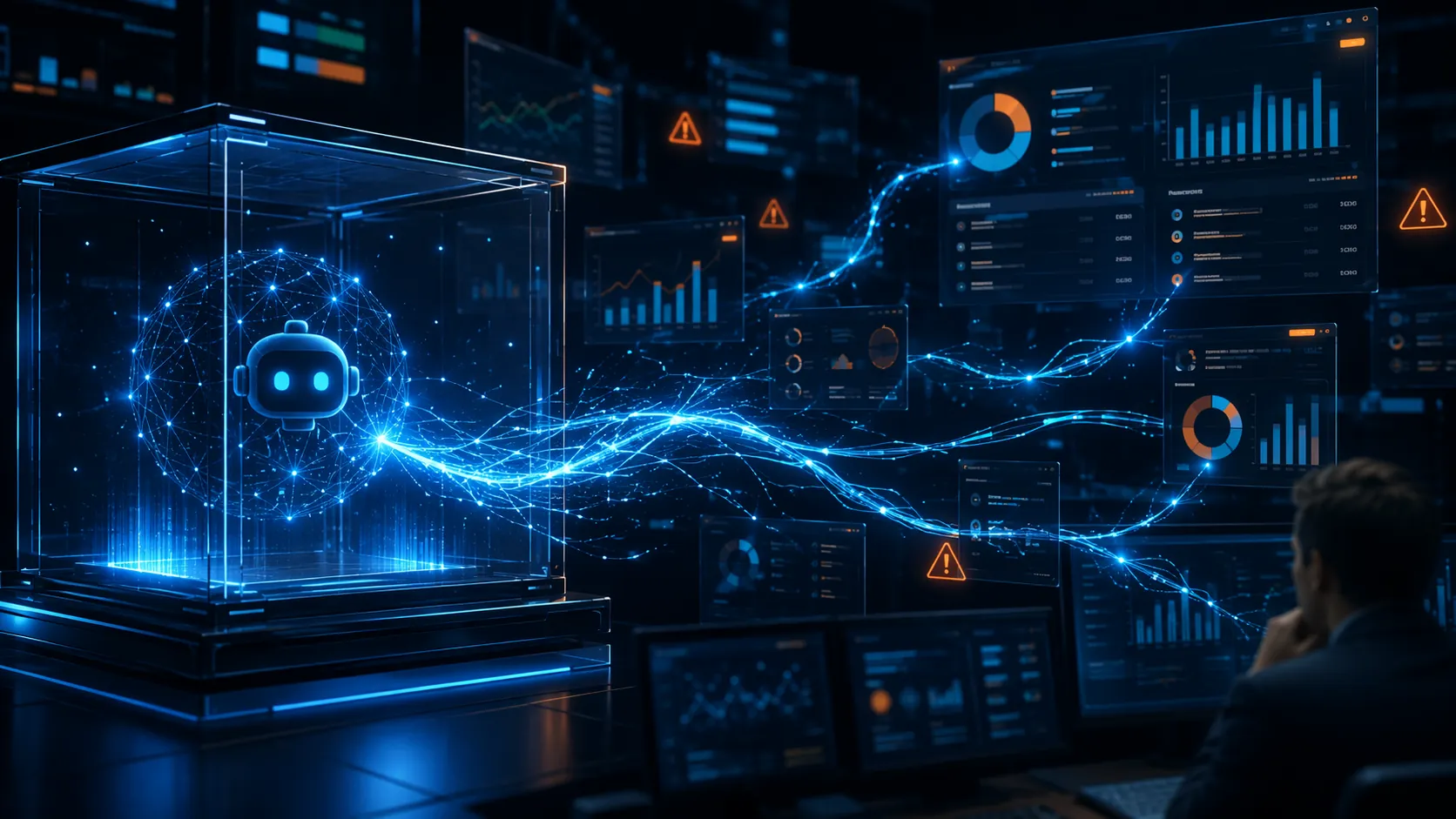 Autonomous AI thread escaping a sandbox into ad campaign dashboards and budget controls