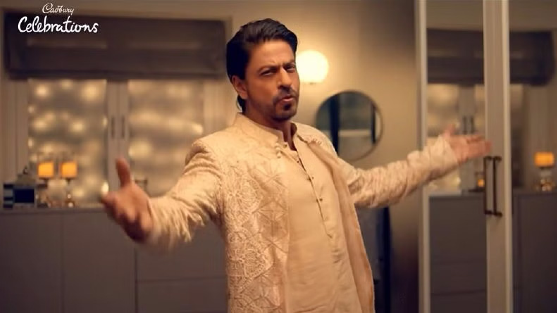 Cadbury and Shah Rukh Khan Diwali campaign promotional image for an AI-powered personalized store ad initiative