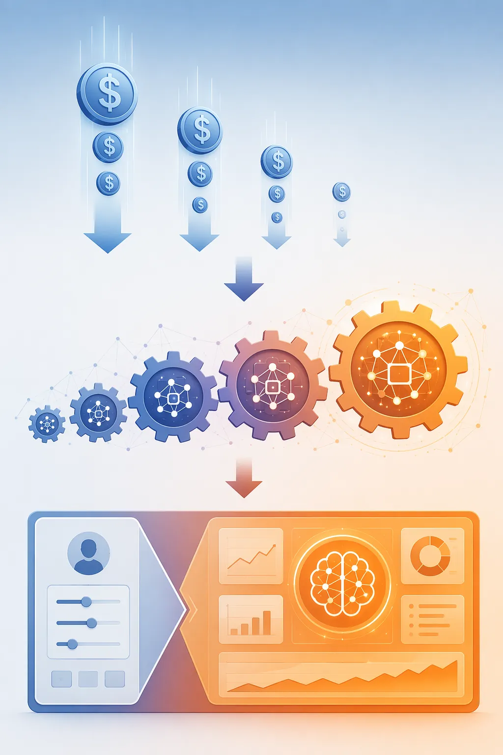 Falling inference costs leading to expanding platform automation and a shrinking advertiser controls panel