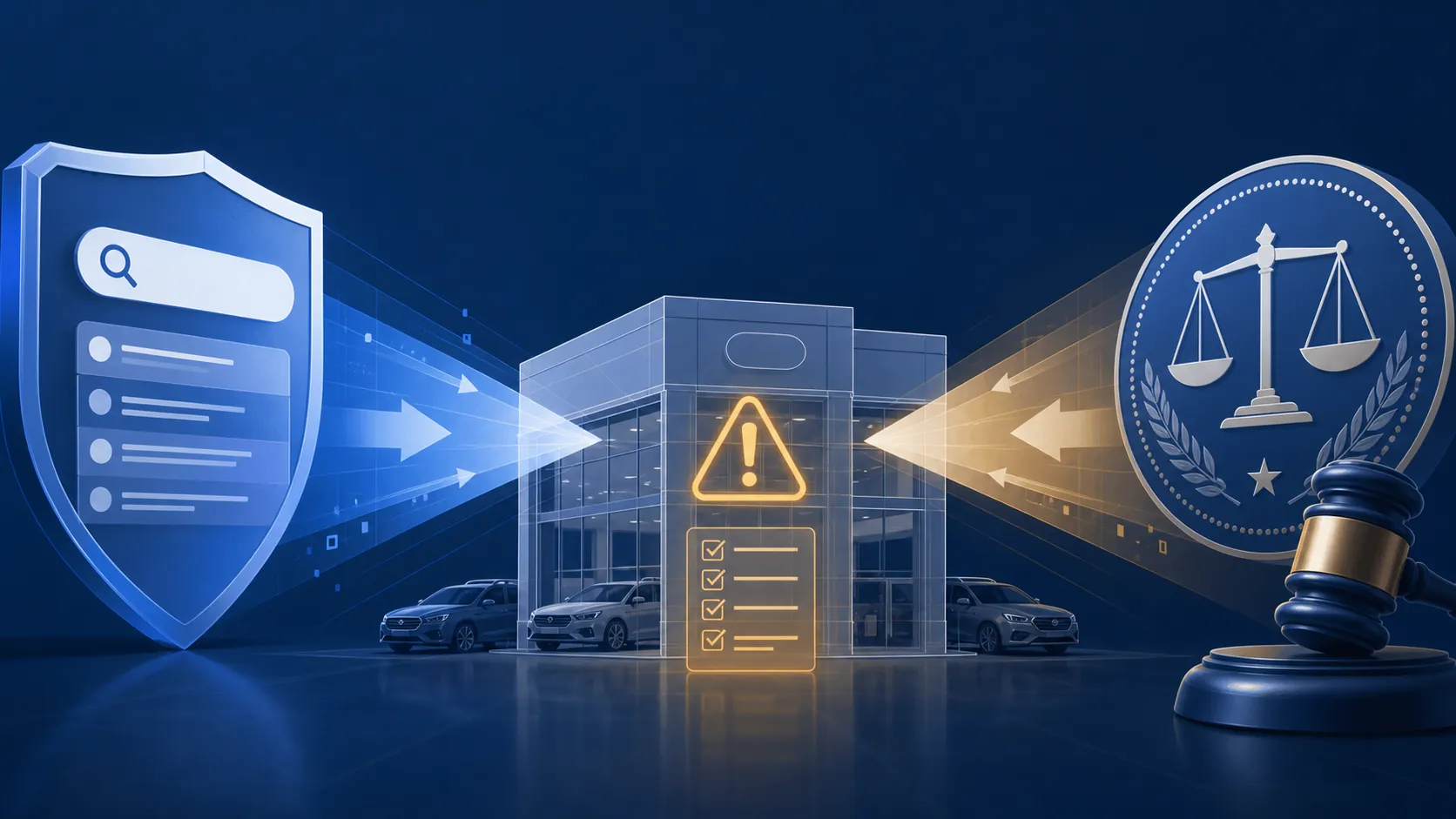 Google and government enforcement forces converging toward a car dealership