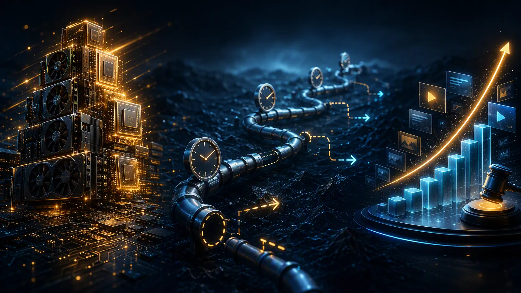 Indirect pipeline from AI chip demand to rising ad auction costs