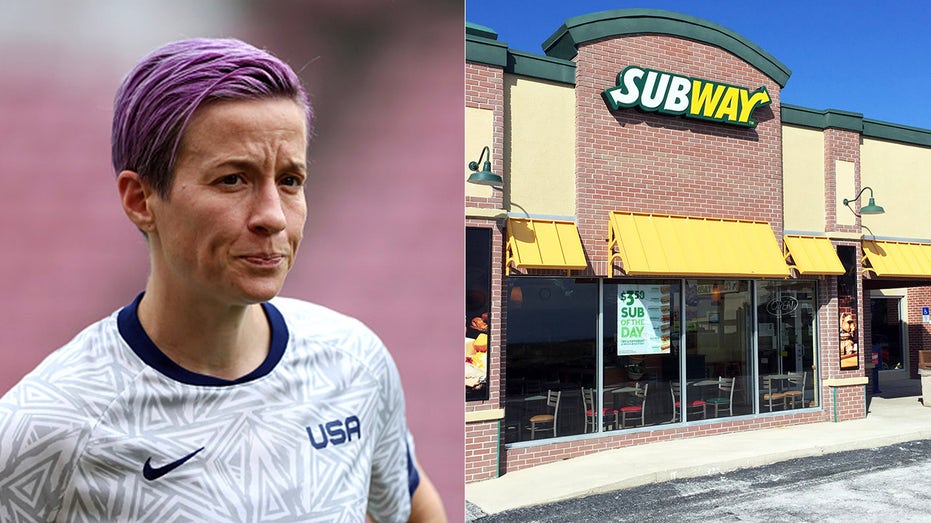 Megan Rapinoe appearing in a Subway restaurant advertisement