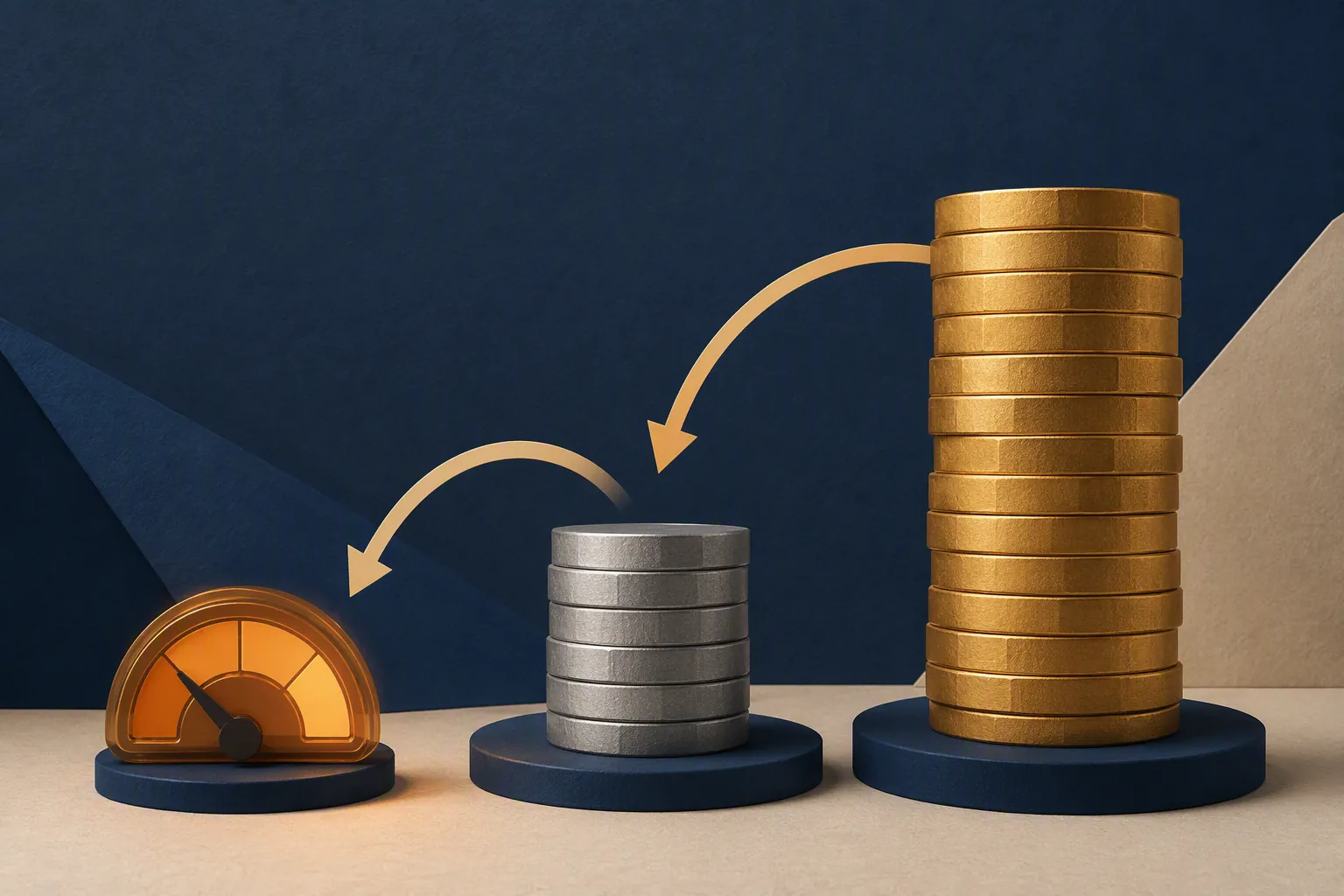 Backward budget derivation chain from case value to advertising gauge