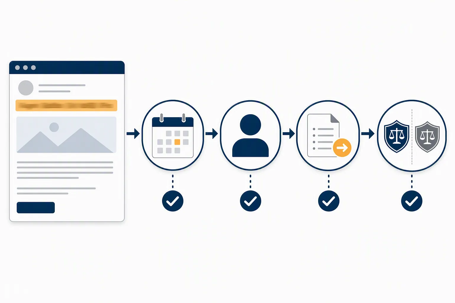 Email approval workflow with end-time, owner, rewrite rule, and separate state and federal compliance checks
