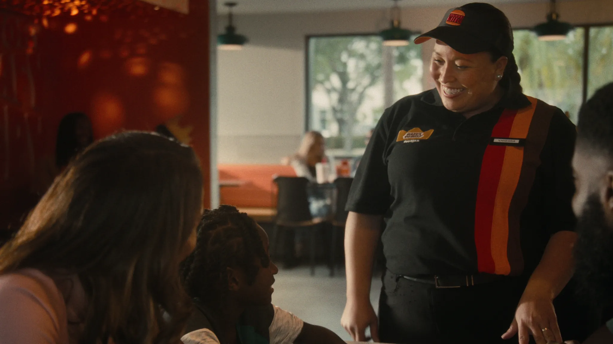 Whopper sandwich with Your Way Champion and Whopper Guarantee campaign branding