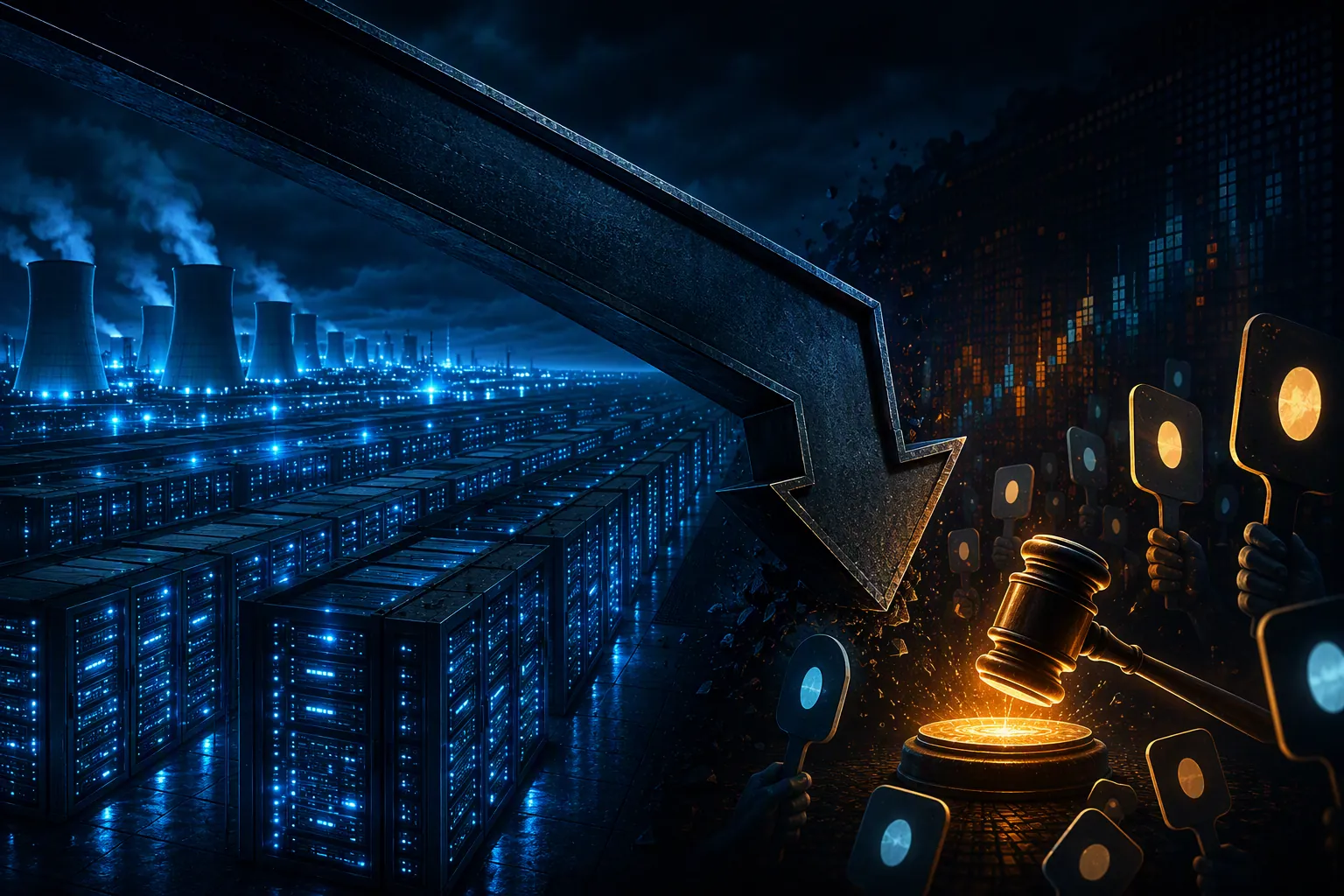AI data center pressure bearing down on a digital ad auction